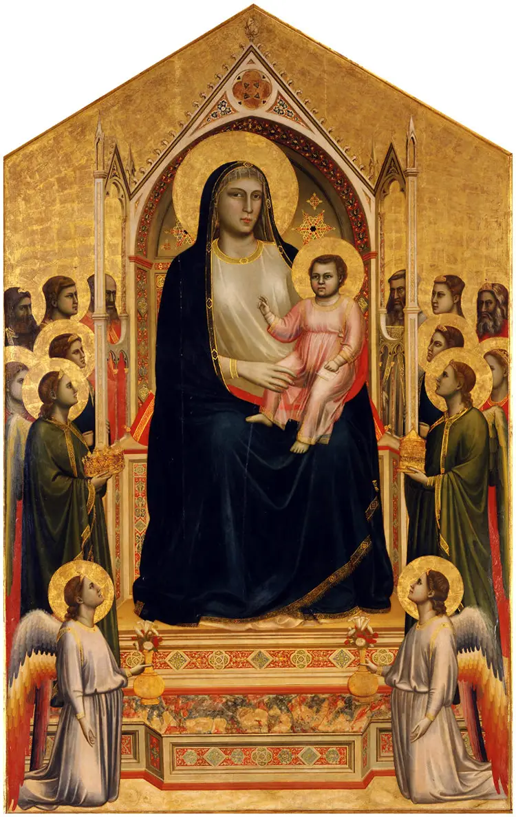 Ognissanti Madonna in Detail Giotto